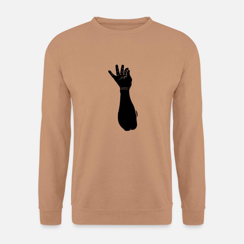 Arm Salz streuen - Unisex Pullover - Mocca