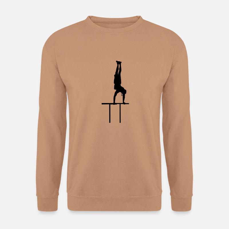 handstand strengh - Unisex Pullover - Mocca