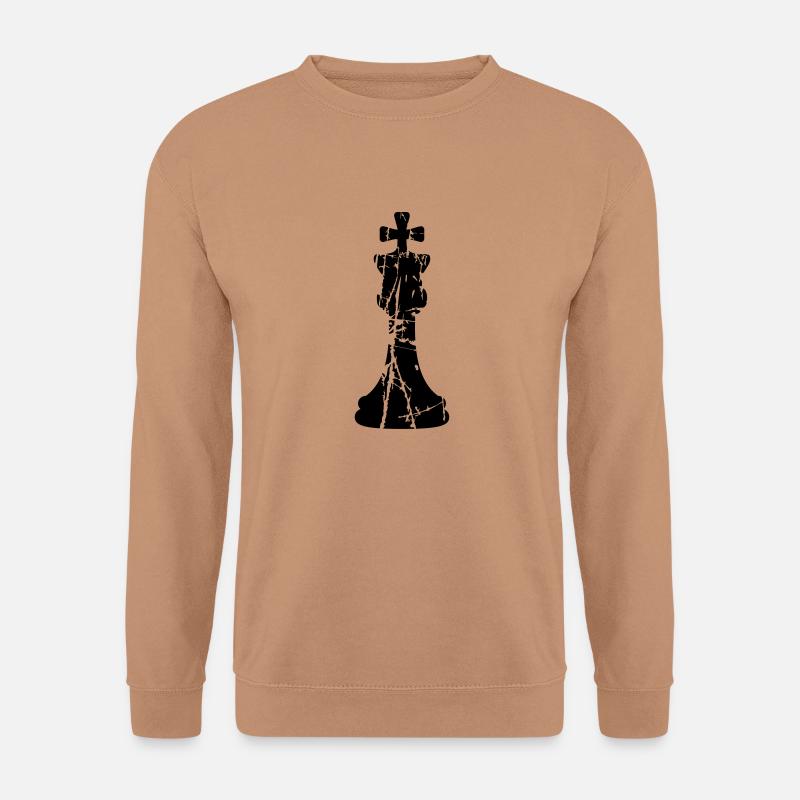 Scratch cracks chess - Unisex Sweatshirt - mocha