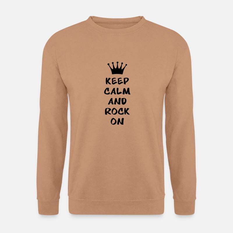 Keep calm and - Unisex Pullover - Mocca