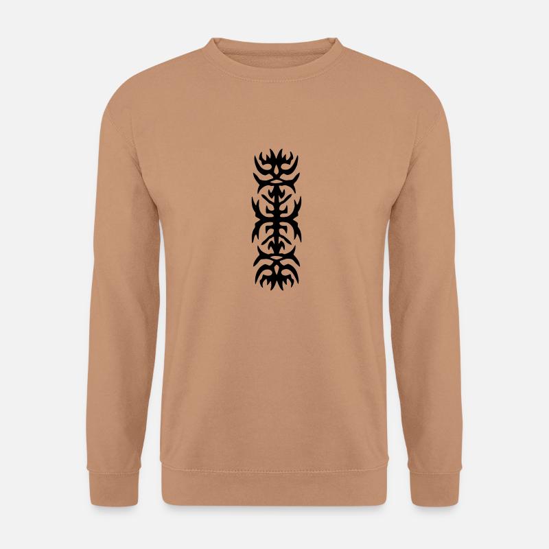 Tribales Ornament schmal - Unisex Pullover - Mocca