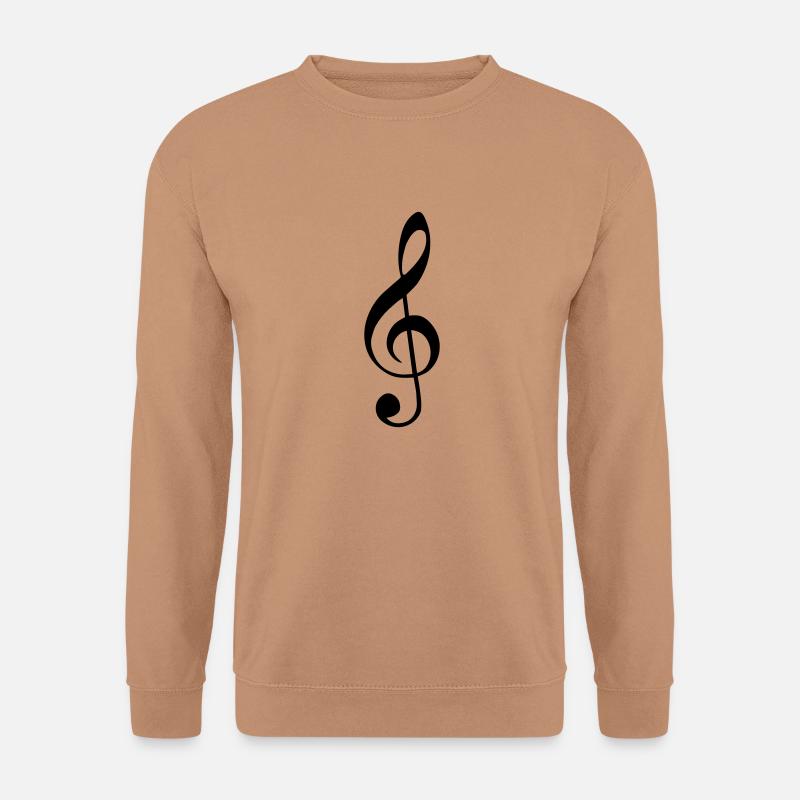 trebble Schlüssel - Unisex Pullover - Mocca