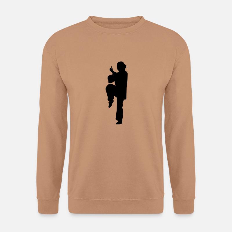 kung fu - Unisex Pullover - Mocca