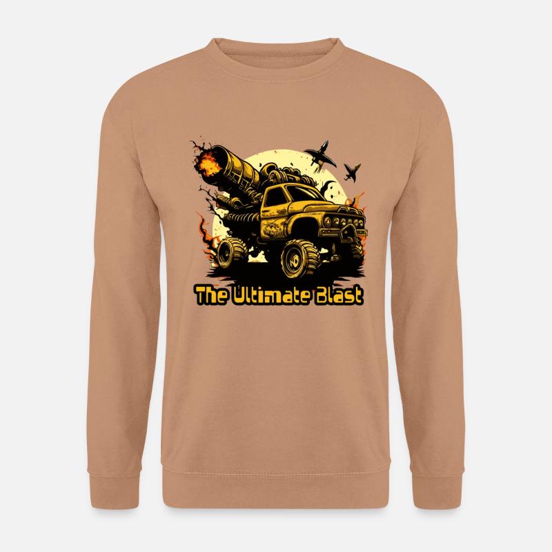 der ultimative Blast Monster Truck - Unisex Pullover - Mocca