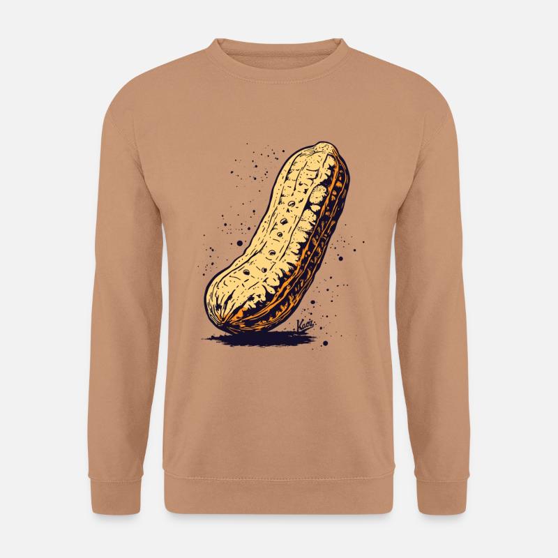 Große Erdnuss - Unisex Pullover - Mocca