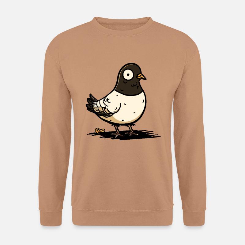lustige Taube - Unisex Pullover - Mocca