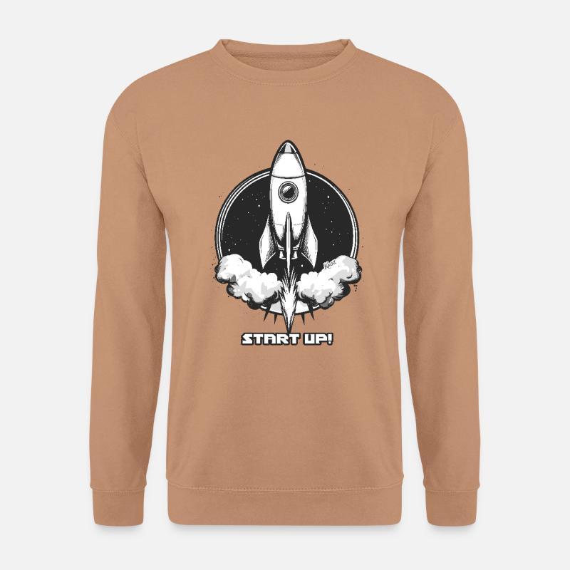 Start-up Rakete - Unisex Pullover - Mocca