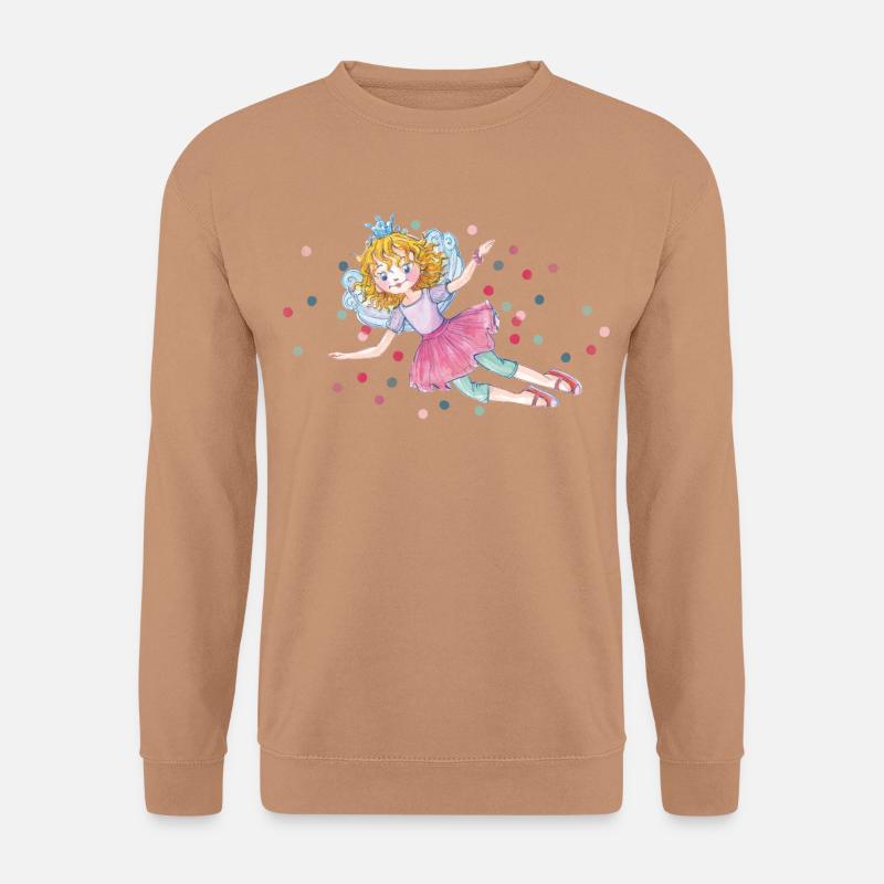 Prinzessin Lillifee Design Lillifee Fliegend - Unisex Pullover - Mocca