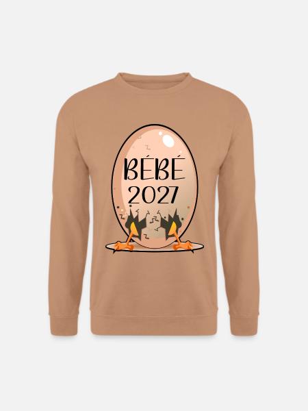 Hühner 2027 - Unisex Pullover - Mocca