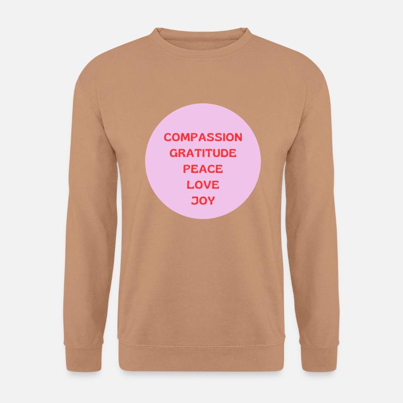 Compassion... - Unisex Pullover - Mocca