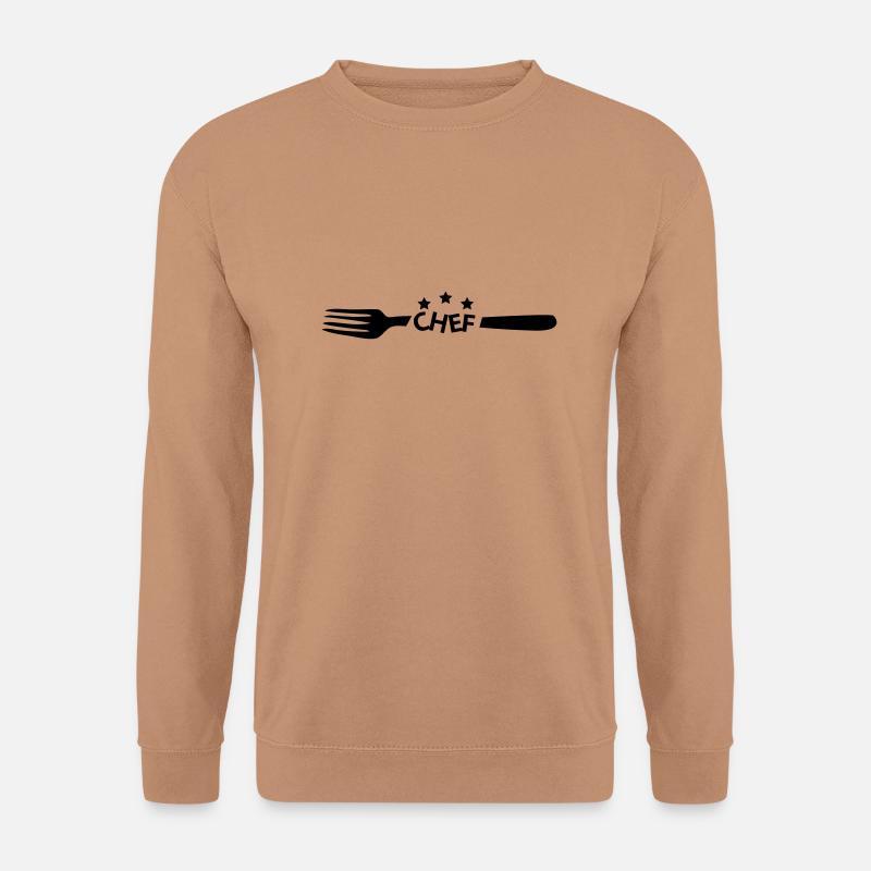 fourchette chef - Unisex Pullover - Mocca