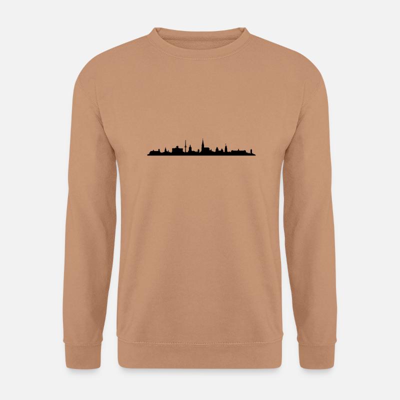 Skyline Münster - Unisex Pullover - Mocca