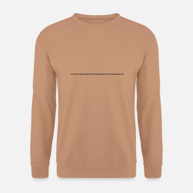 dottet_line_ay1 - Unisex Pullover - Mocca