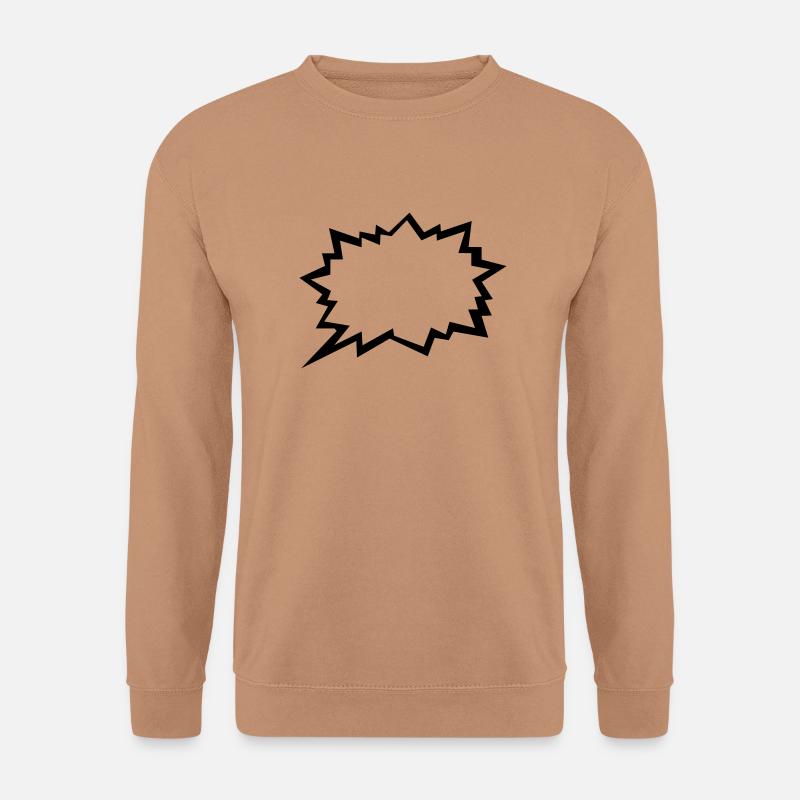 bulle, comic, comics, komik, cartoon - Unisex Pullover - Mocca