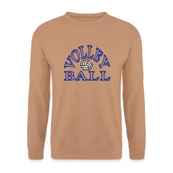 volleyball - Sweat-shirt Unisexe - moka - Devant - Alina (178cm) & Michal (187cm)