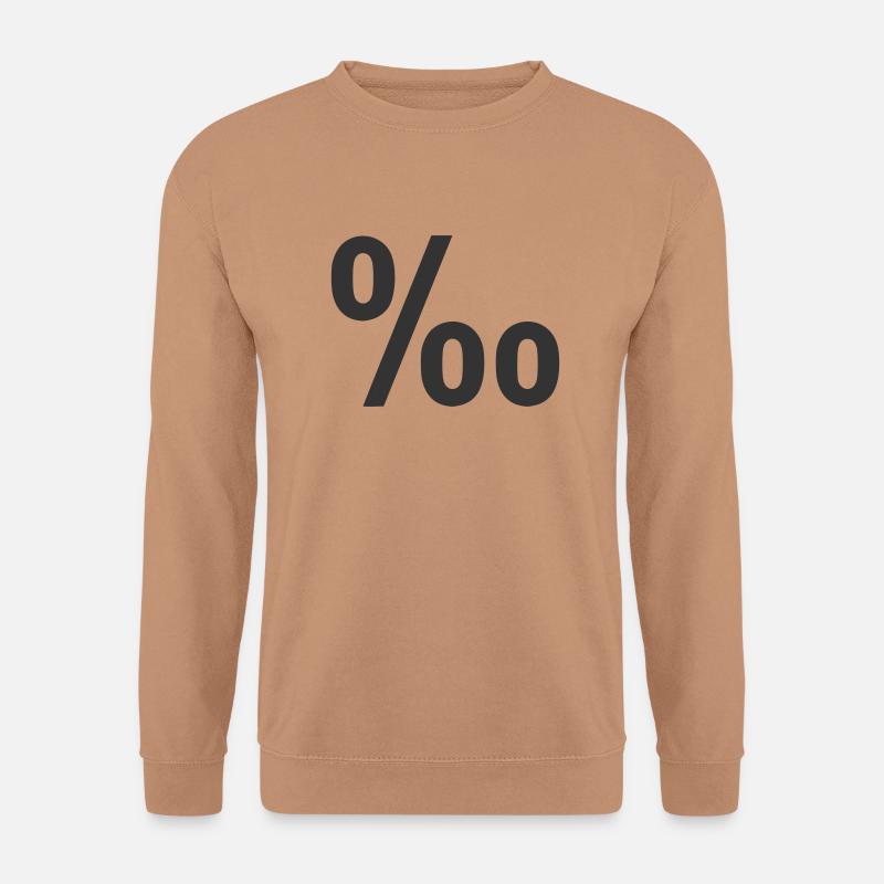 Promille Alkohol - Unisex Pullover - Mocca