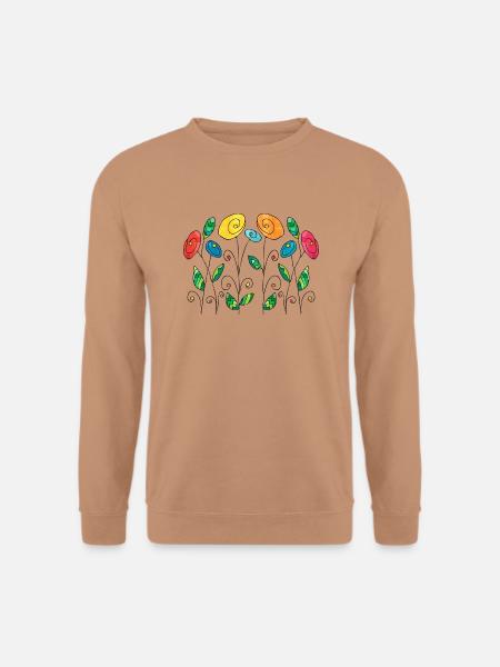 Blumen - Unisex Pullover - Mocca