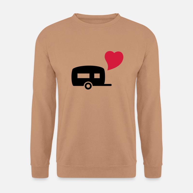 camping_love - Unisex Pullover - Mocca