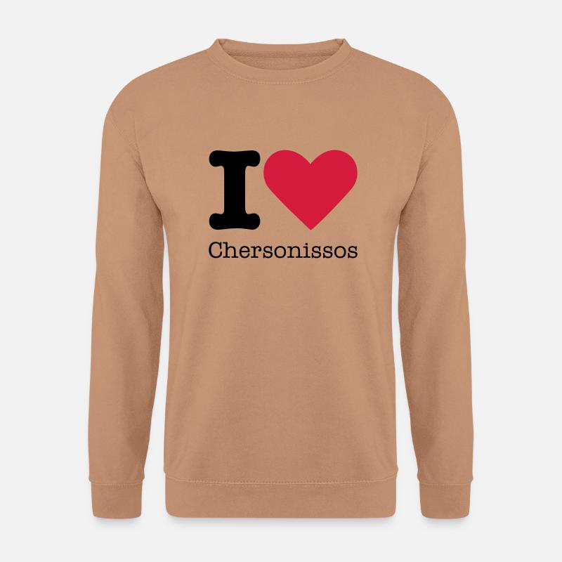 I Love Chersonissos - Unisex Pullover - Mocca