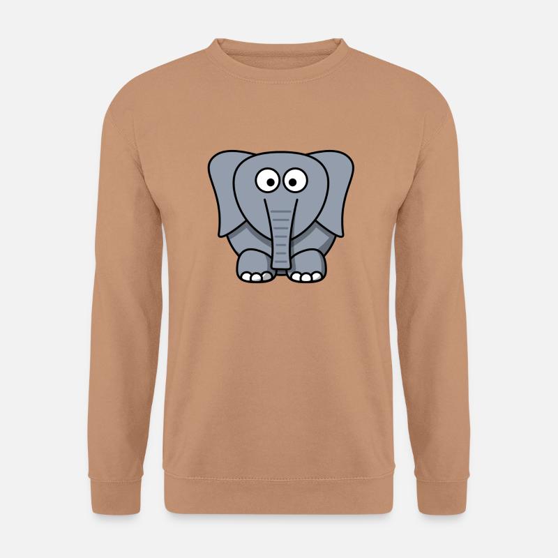 Elefant Elephant Zirkus - Unisex Pullover - Mocca