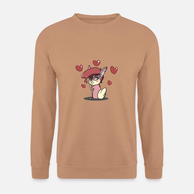 rabbit45 - Unisex Pullover - Mocca