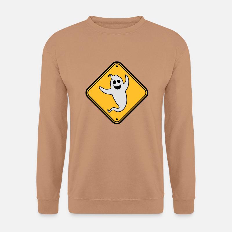 gefahr achtung warnung hinweis danger schild vorsi - Unisex Pullover - Mocca