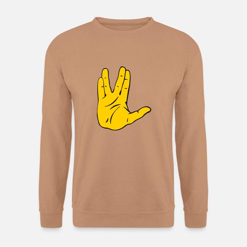 Vulcan Salute - Unisex Pullover - Mocca