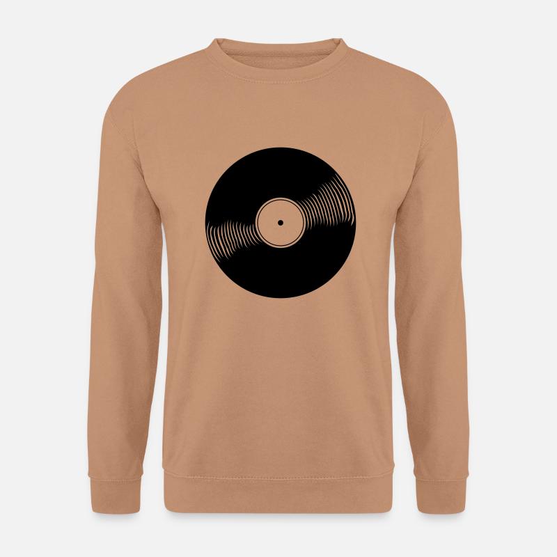 DJ - Schallplatte - Unisex Pullover - Mocca