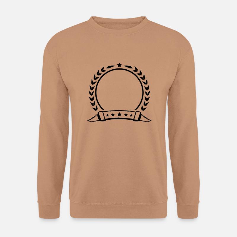 shield_empty_lu1 - Unisex Pullover - Mocca