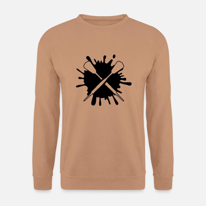 darts_splatter_su1 - Unisex Pullover - Mocca