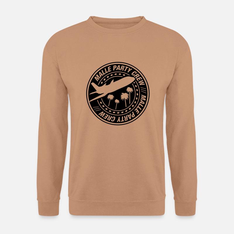 malle_party_crew_zy1 - Unisex Pullover - Mocca
