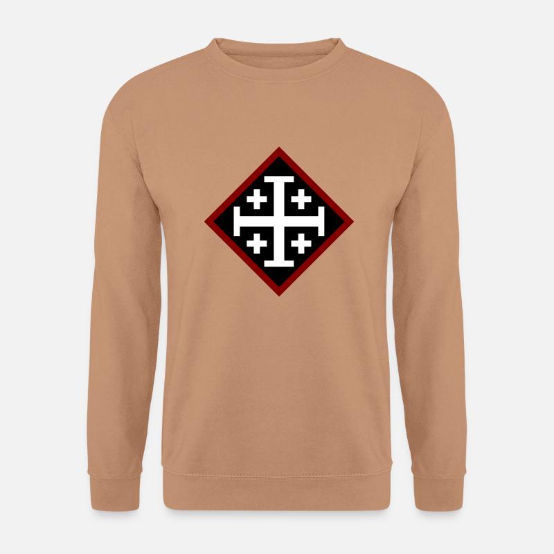 Kreuz von Jerusalem - Unisex Pullover - Mocca