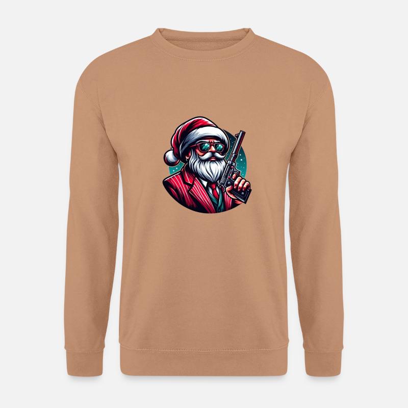 Mafia Weihnachtsmann - Unisex Pullover - Mocca