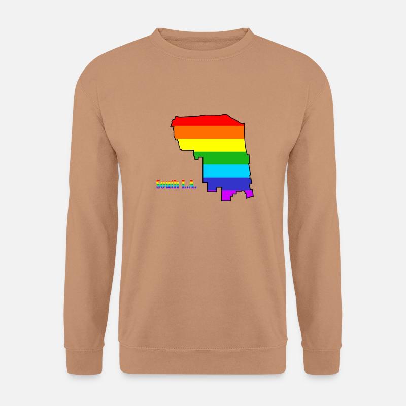 Süd-L.A. Regenbogen - Unisex Pullover - Mocca