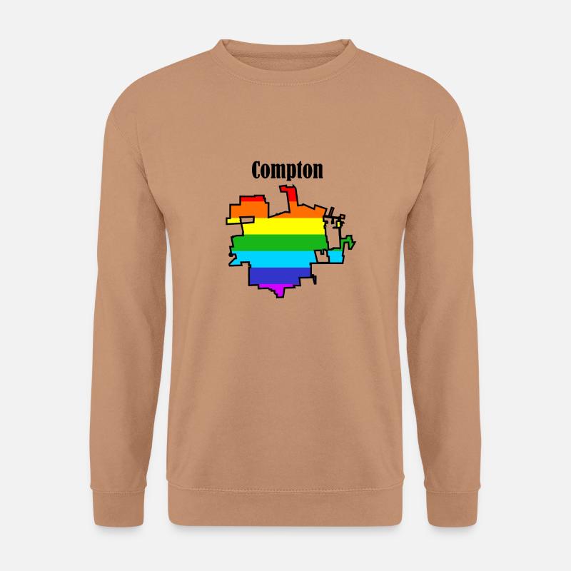 Compton Regenbogen - Unisex Pullover - Mocca