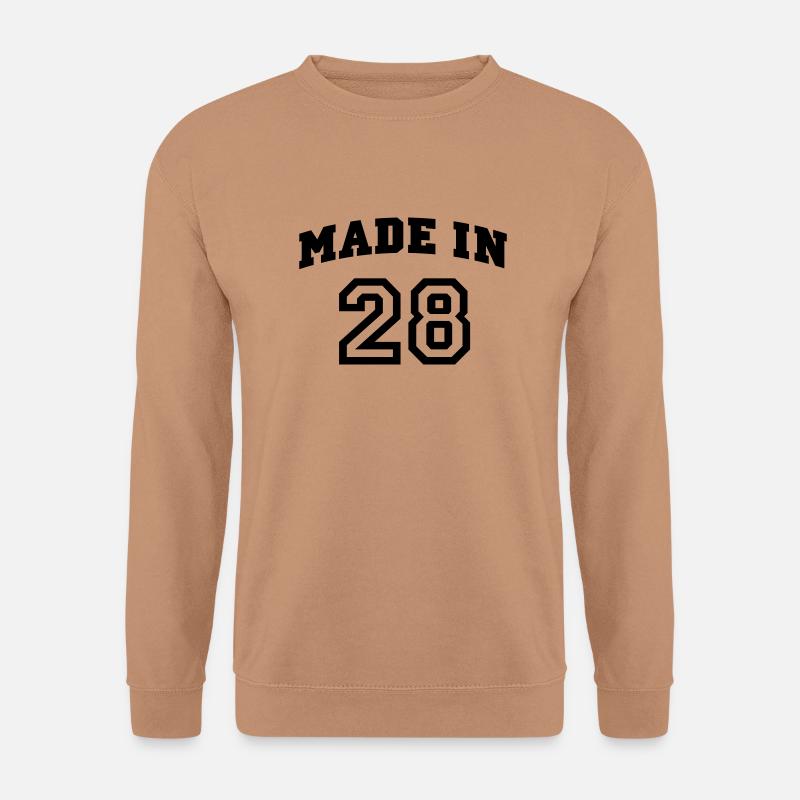 mp_madein28a - Unisex Pullover - Mocca