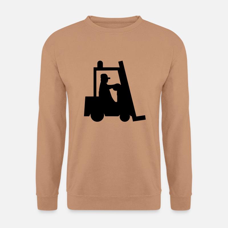 stapler fahrer - Unisex Pullover - Mocca