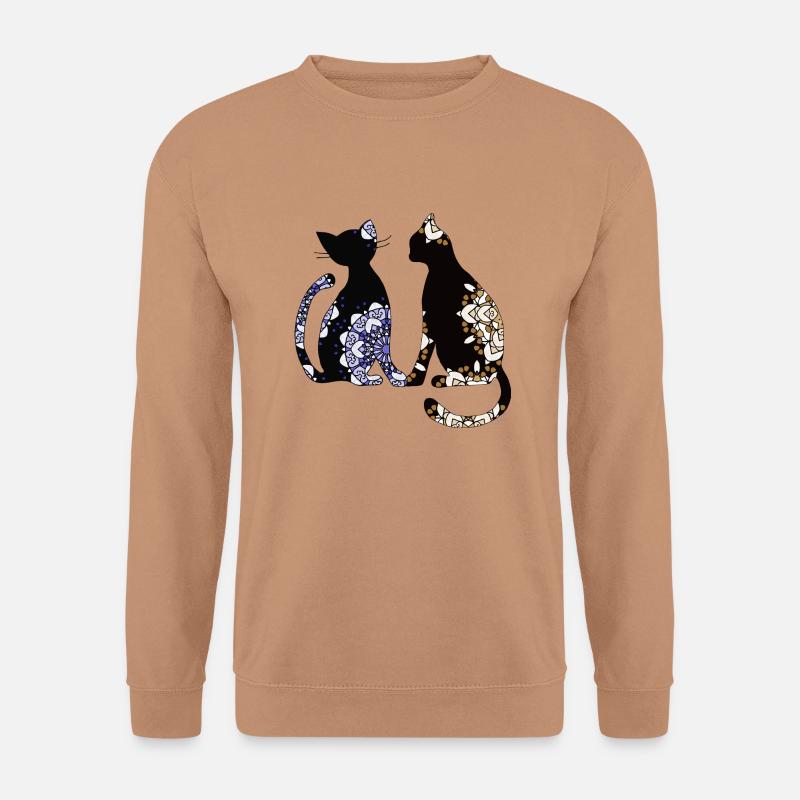 Katzen - Unisex Pullover - Mocca