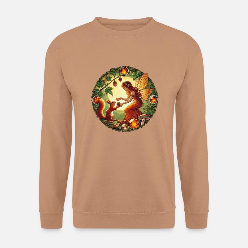 Eichhörnchen-Fee - Unisex Pullover - Mocca