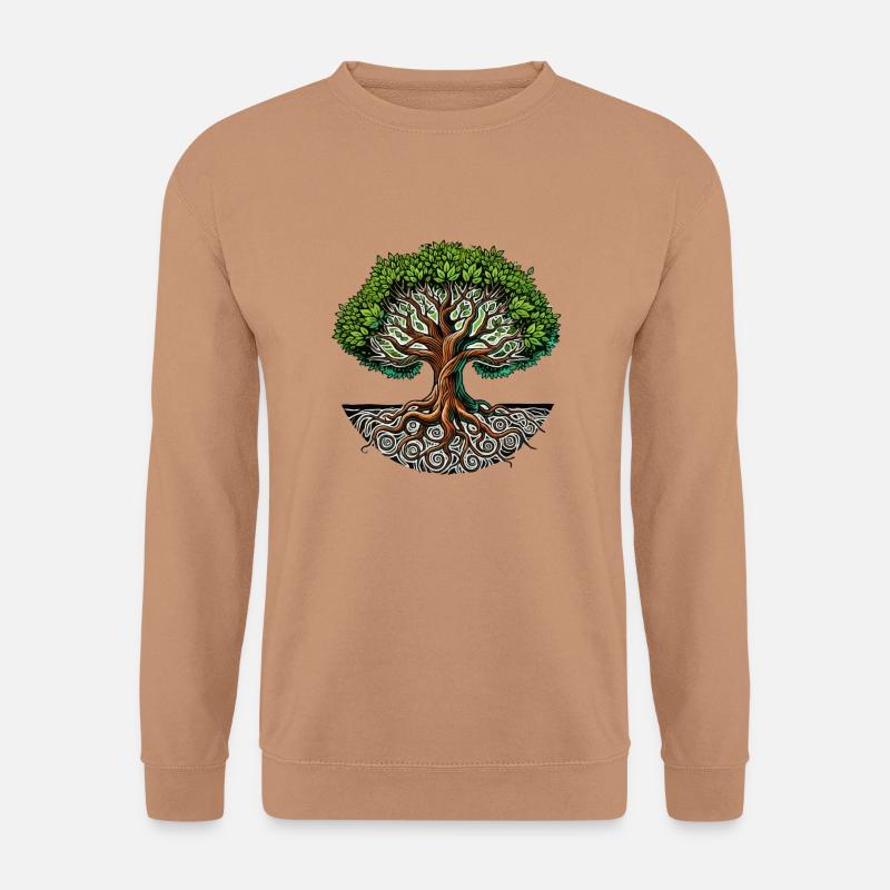 baum des lebens - Unisex Pullover - Mocca