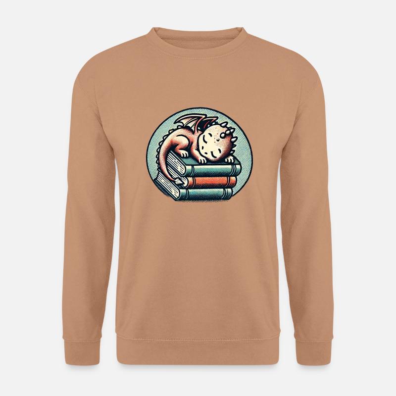 Baby Dragon Bücher - Unisex Pullover - Mocca