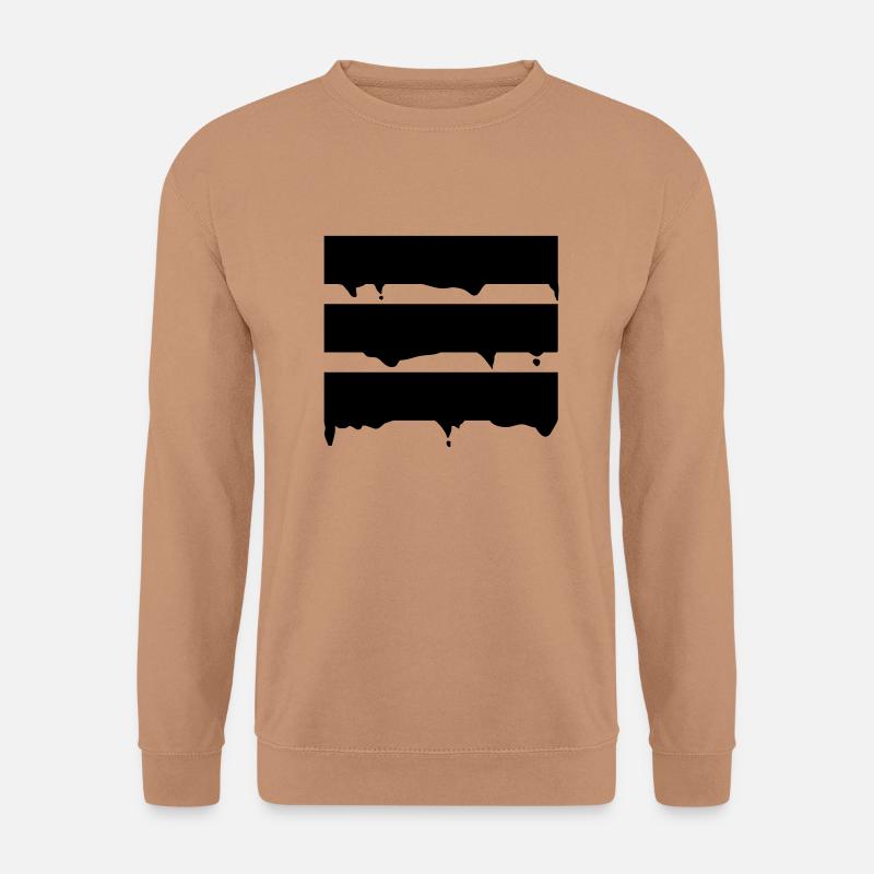 Streifen - Unisex Pullover - Mocca