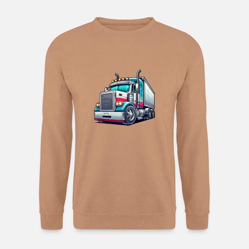 Lastwagen - Unisex Pullover - Mocca