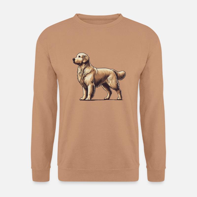 Golden Retriever - Unisex Pullover - Mocca