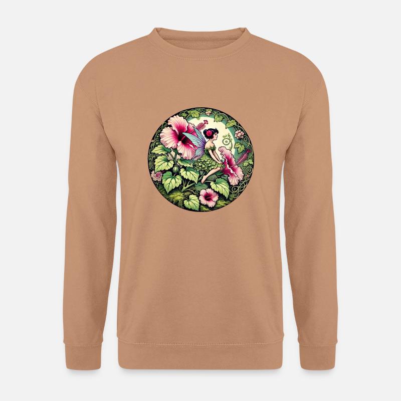 Hibiskus-Fee - Unisex Pullover - Mocca