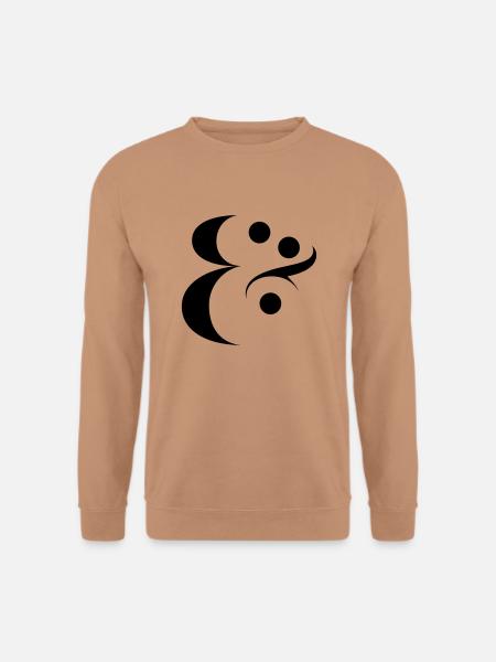 esperluette - Sweat-shirt Unisexe - moka