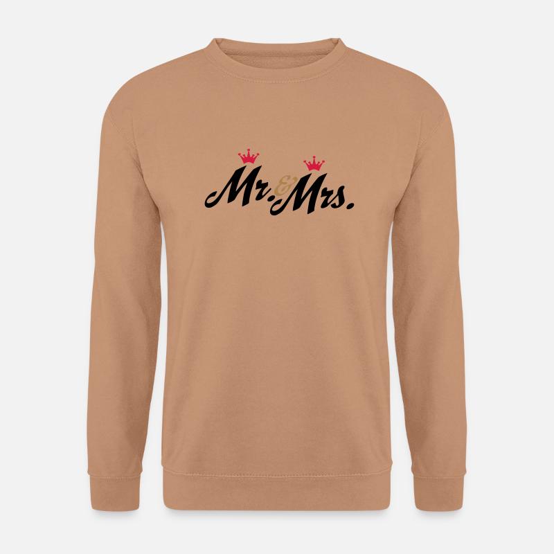 hochzeit - Unisex Pullover - Mocca