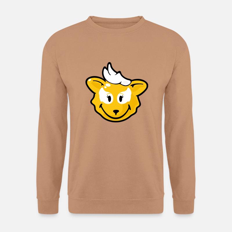 Smiley Fox - Unisex Sweatshirt - mocha
