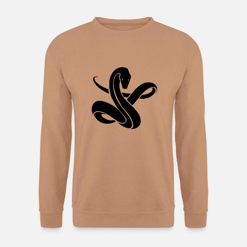 Snake - Unisex Pullover - Mocca