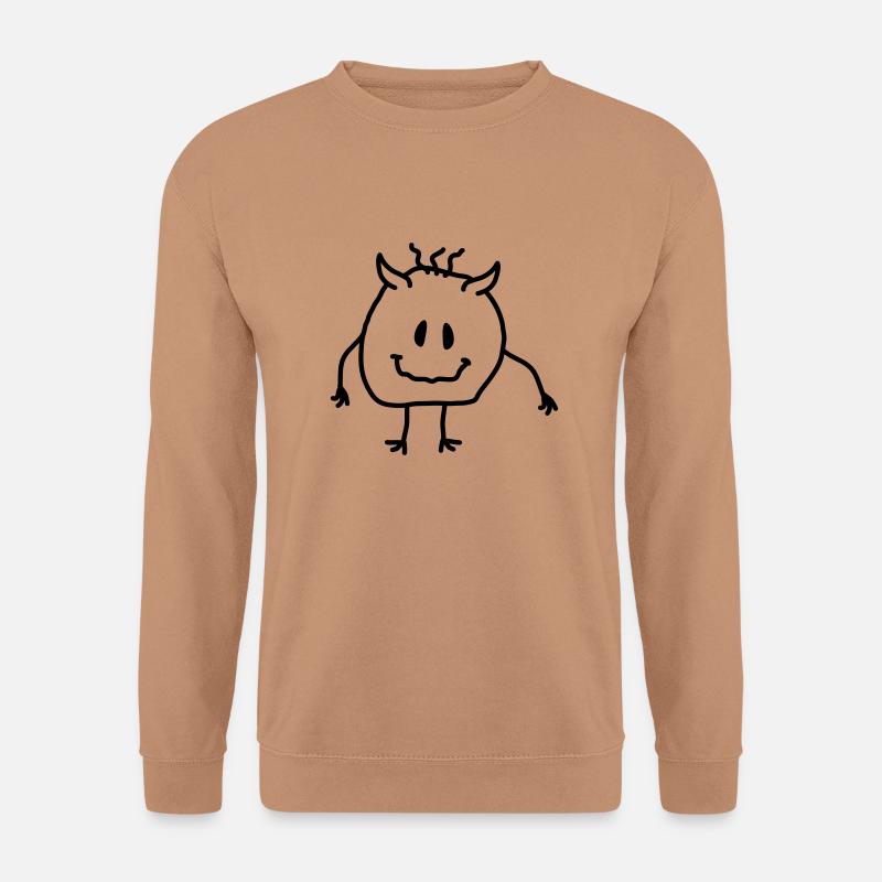 monstermann_1c - Unisex Pullover - Mocca